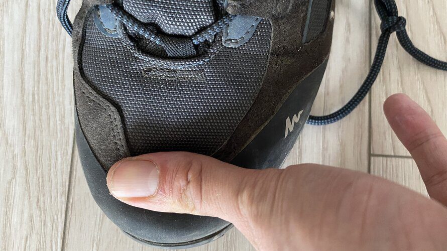 how much toe room in your hiking boots