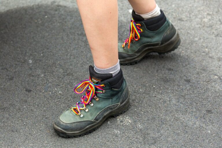 wearing hiking boots every day