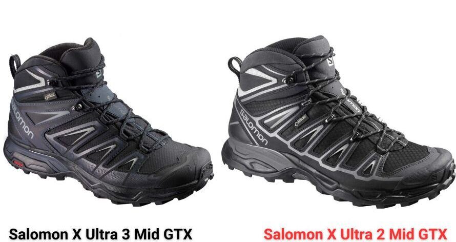 a comparison of salomon x ultra 3 mid gtx vs previous version