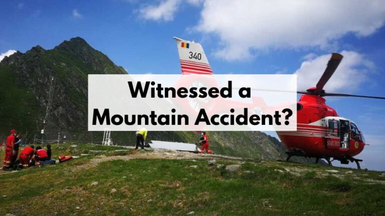 What to Do If You Witness a Mountain Accident