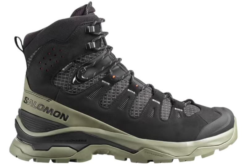 10 Best Waterproof Hiking Boots & Shoes (2026 Buying Guide) Salomon Quest 5 Mid Single Side View
