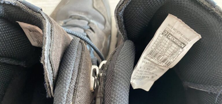 hiking boots are too big