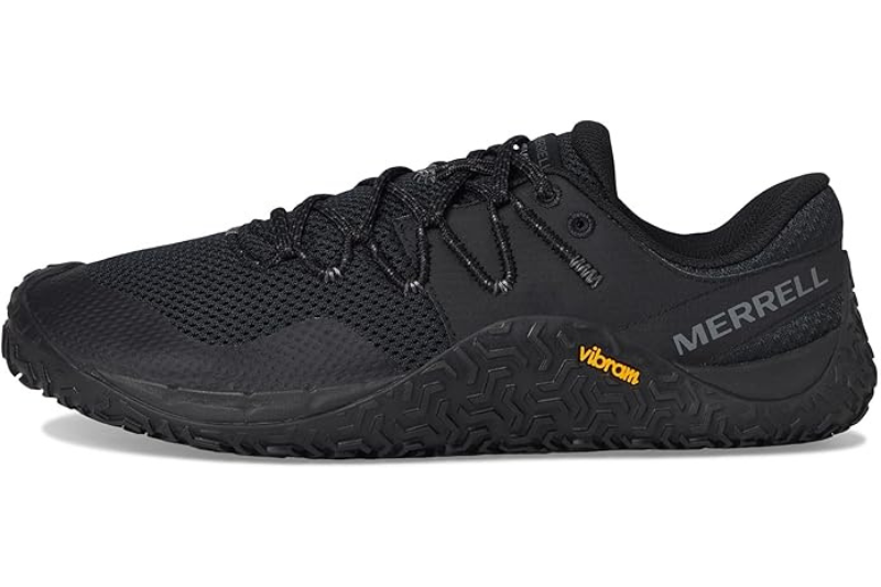 8 Best Barefoot Hiking Boots (2026 Zero-Drop & Minimalist) Merrell Trail Glove 7 Single shoe side view