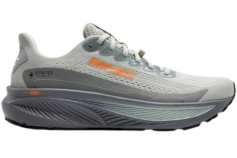 5 Best Waterproof Trail Running Shoes (Top Picks of 2026) Brooks Ghost 17 GTX Single Shoe Side View