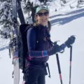Michelle Peters on skis