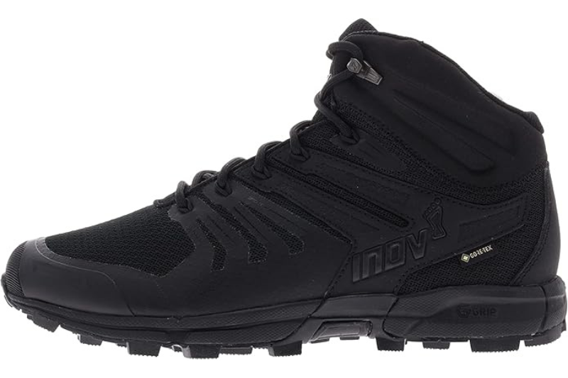 10 Best Vegan Hiking Boots (2026 Tested, Reviewed & Ranked) Inov-8 Roclite G 345 GTX V2 Single Shoe Side View