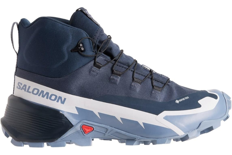 10 Best Vegan Hiking Boots (2026 Tested, Reviewed & Ranked) Salomon Cross Hike 2 Mid GTX Single Boot Side View