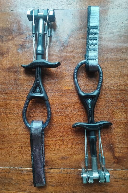 Essential Rope Skills & Knots for Mountaineering Two Black Diamond cams