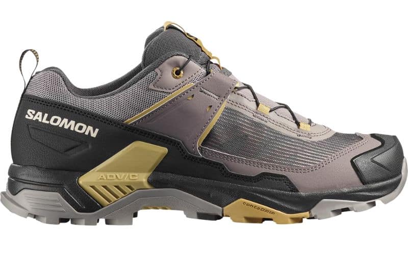 Salomon X Ultra 5 GTX Review 2026 (Low & Mid Compared) Salomon X Ultra 5 Mid Side