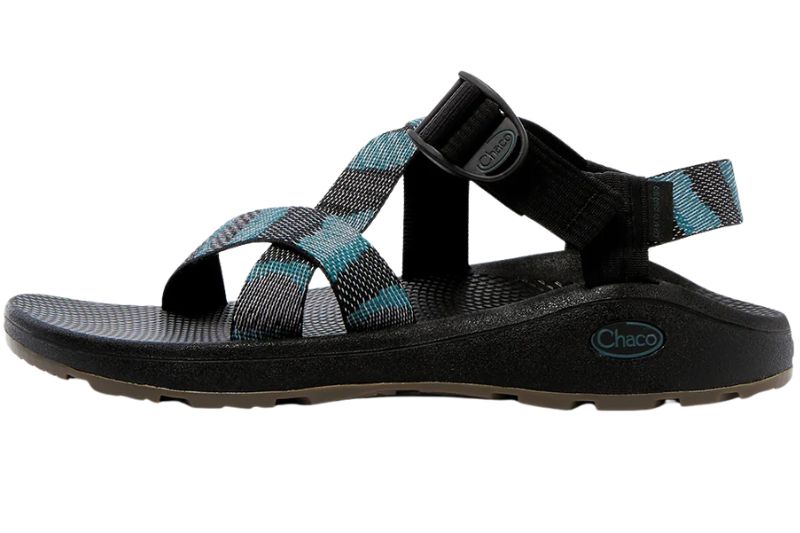 Side view of the Chaco Z/Cloud hiking sandal with adjustable webbing straps