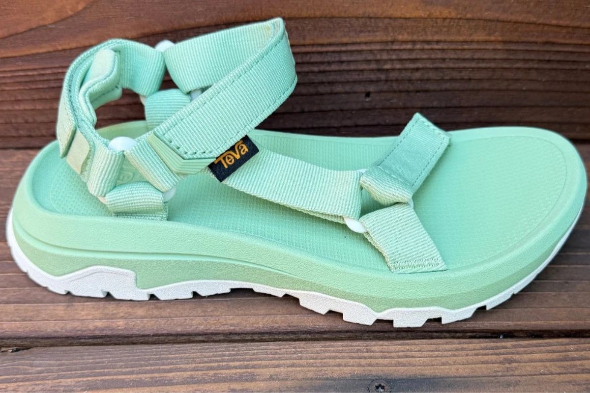 Teva Hurricane XLT3 Review: Is It Worth the Upgrade? Inner side view of the Teva Hurricane XLT3 hiking sandal