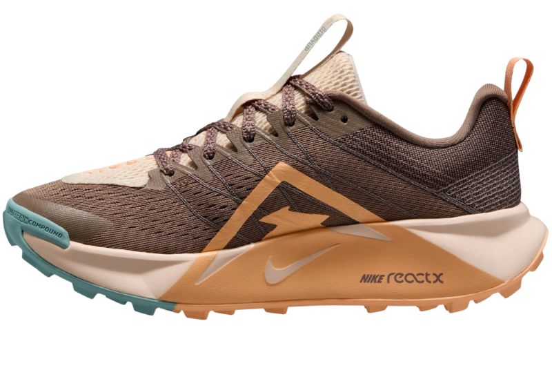 Nike ACG Pegasus Trail Review: Wide Enough Now? Nike Wildhorse 10 trail running shoe in brown with teal and orange outsole