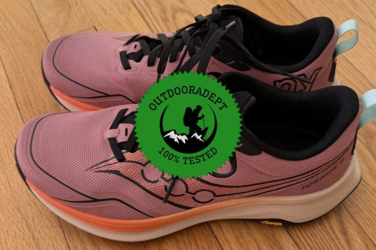 Saucony Peregrine 16 Review Pink Saucony Peregrine 16 trail running shoes with the Vibram Megagrip outsole