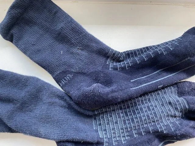 Wear socks when trying shoes
