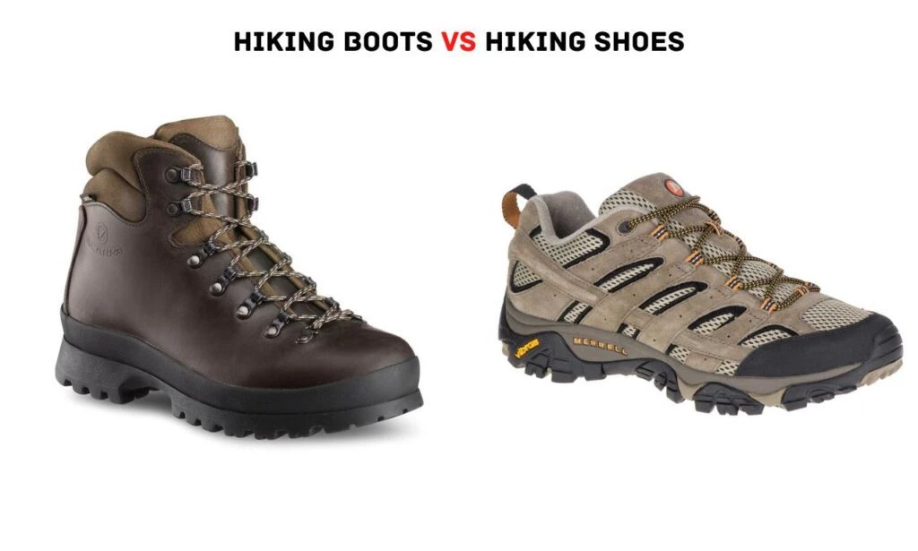 hiking boots vs hiking shoes