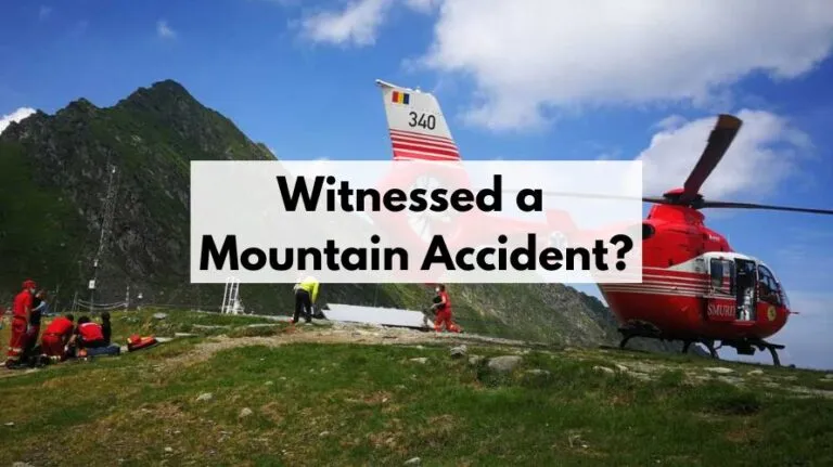 What to Do If You Witness a Mountain Accident