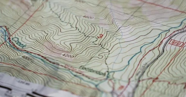 reading a topo map