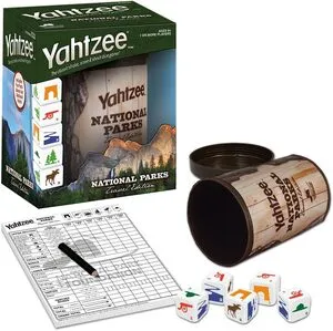 19 Best Board Games for Camping (Must-Have List for Campers) Yahtzee National Parks Edition