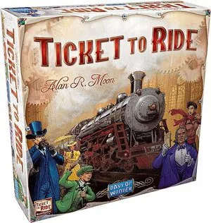 19 Best Board Games for Camping (Must-Have List for Campers) ticket to ride board game