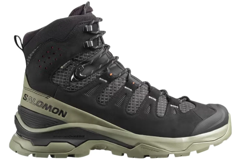 11 Best Hiking Boots for Flat Feet With Arch Support (2026) Salomon Quest 5 Mid Single Side View