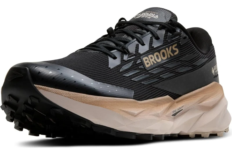 5 Best Waterproof Trail Running Shoes (Top Picks of 2026) Brooks Cascadia 19 GTX Single shoe side view